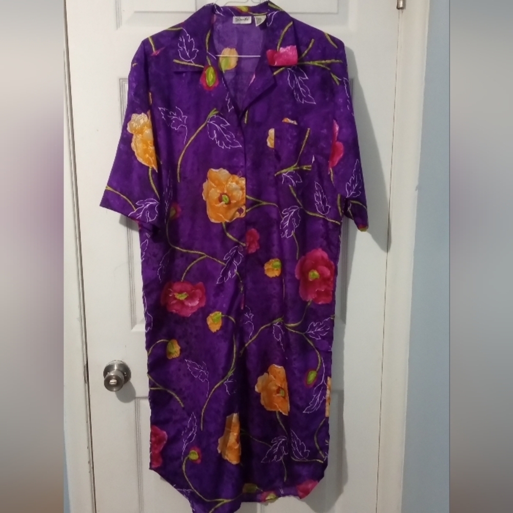 Floral Purple Housedress